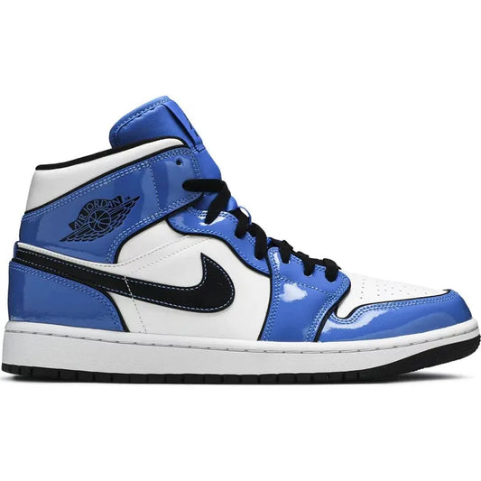 Jordan 1 Mid Signal Blue