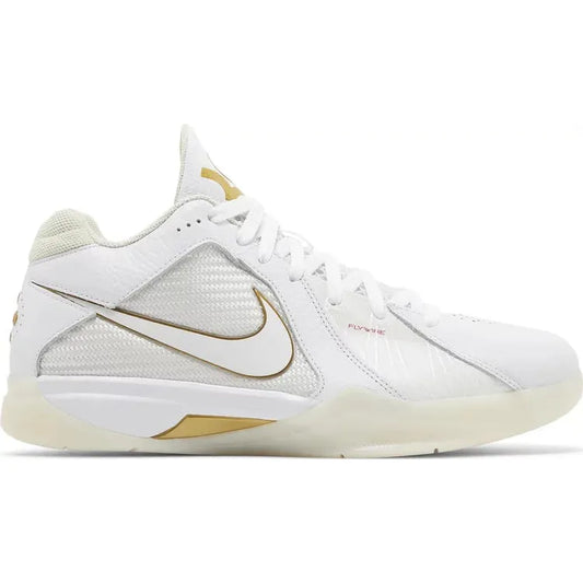 Nike KD 3 Retro White Metallic Gold